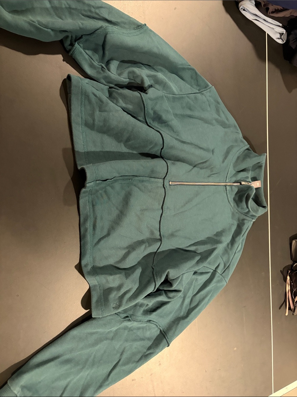 Sweaty Betty green zip up